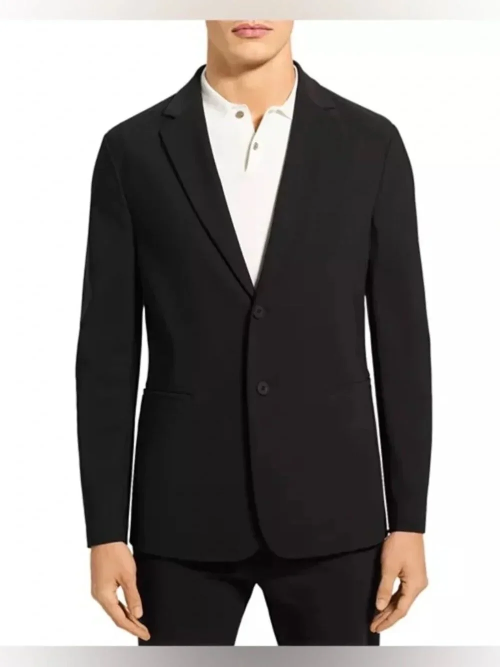 THEORY - Virgin Wool Slim Fit Blazer - Black / 38 Regular